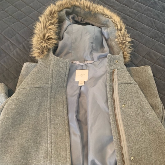 ❄️ J Crew Size 2 Parka Style Coat ❄️ - Picture 4 of 6